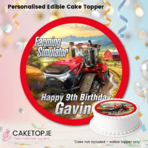Farm Sim Edible Cake Topper