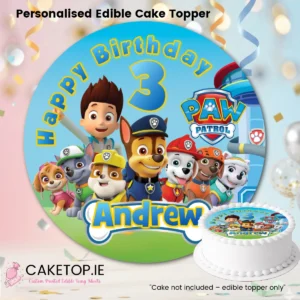 Paw Patrol Edible Cake Topper