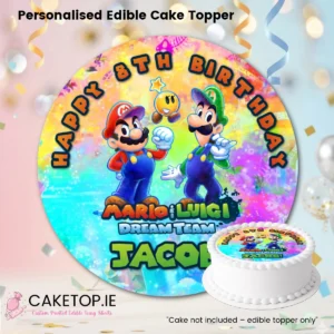 Mario Edible Cake Topper