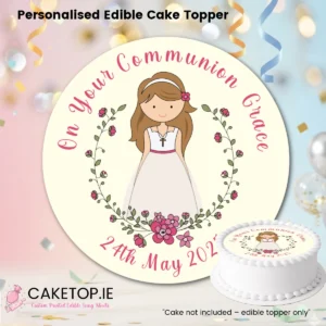 Communion Edible Cake Toppers