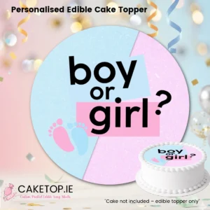 Baby Edible Cake Topper