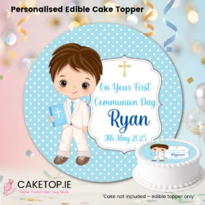 Communion Edible Cake Toppers