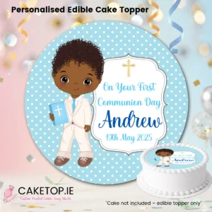 Communion Edible Cake Toppers