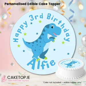 Dinosaur Edible Cake Topper
