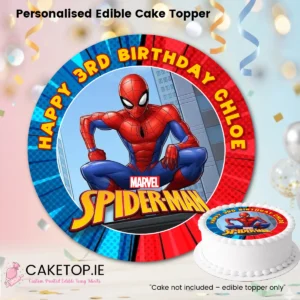 Spiderman Edible Cake topper