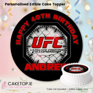UFC Edible Cake Toppers