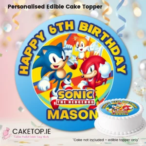 Sonic Edible Cake Topper