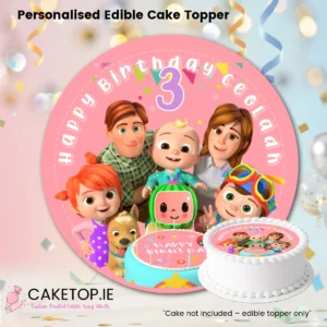 Cocomelon Edible Cake Topper