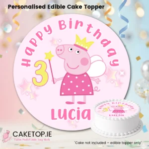 Peppa Edible Cake Topper