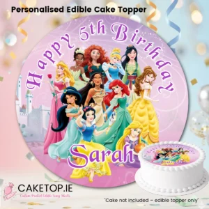 Princess Edible Cake Topper
