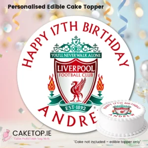 Liverpool Edible Cake Toppers