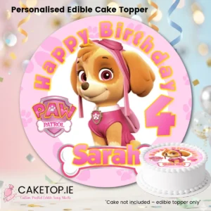 Paw Patrol Edible Cake Topper