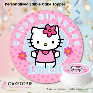 Hello Kitty Edible Cake Topper
