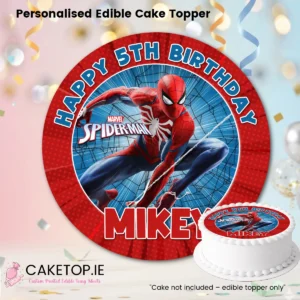 Spiderman Edible Cake topper