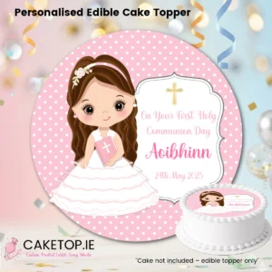 Communion Edible Cake Toppers