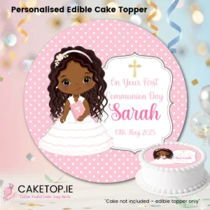 Communion Edible Cake Toppers