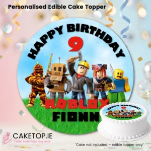 Roblox Edible Cake Topper