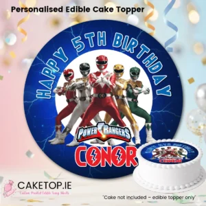 Power Rangers Edible Cake Toppers