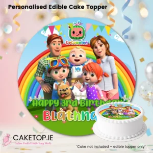 Cocomelon Edible Cake Topper
