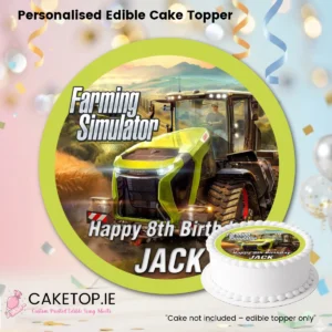 Farm Sim Edible Cake Topper