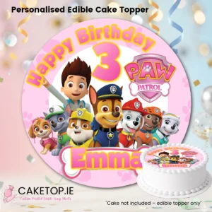 Paw Patrol Edible Cake Topper