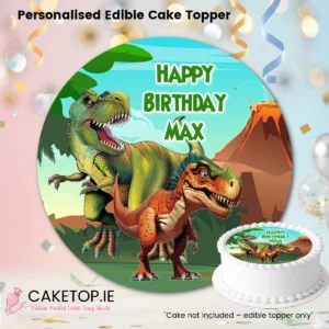 Dinosaur Edible Cake Topper