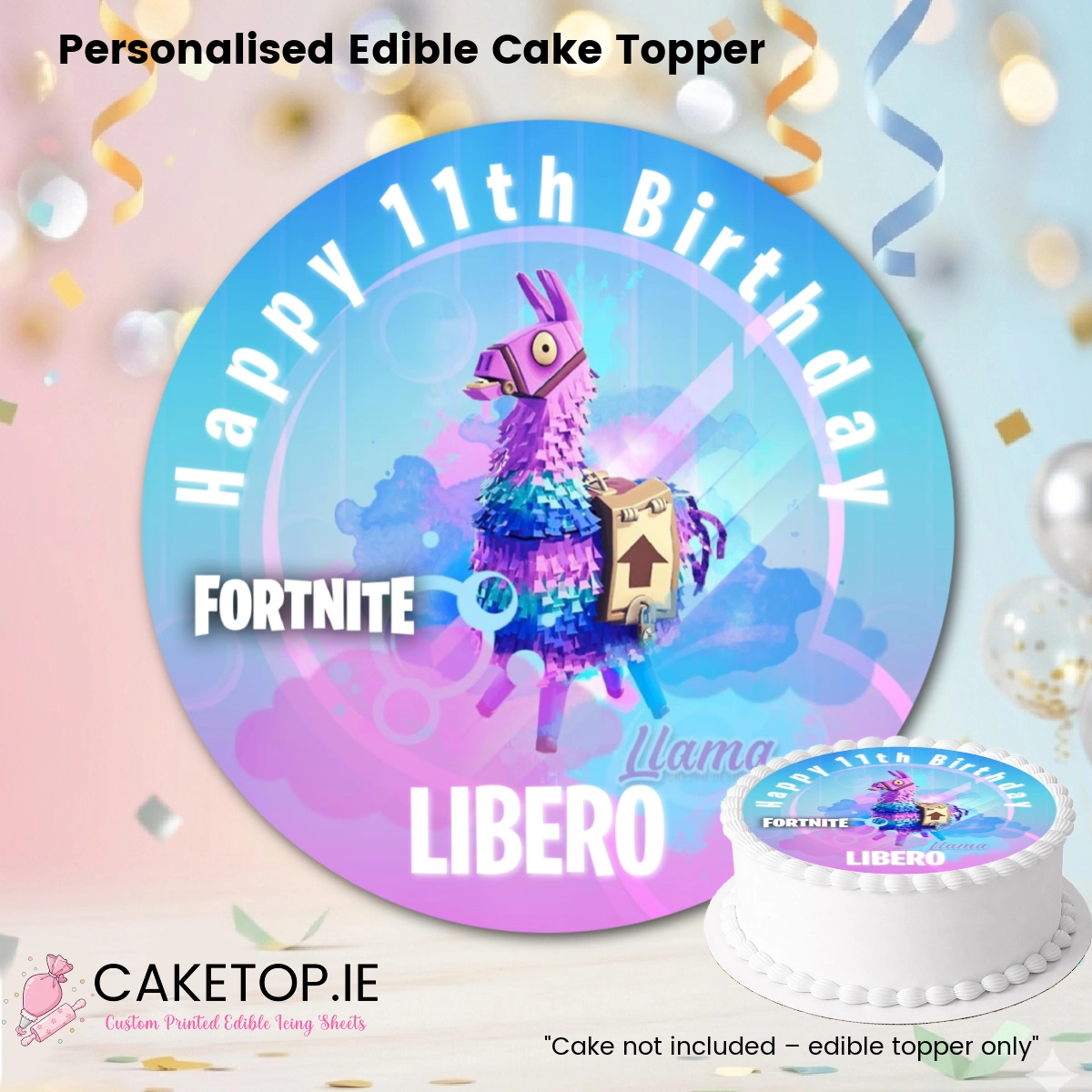 Fortnite Edible Cake Toppers Fortnite Edible Cake Toppers