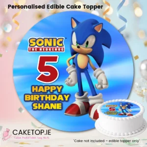 Sonic Edible Cake Topper
