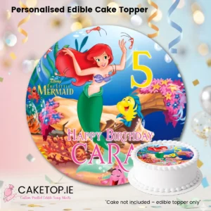 Mermaid Edible Cake Topper