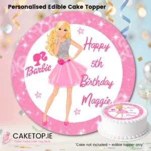 Barbie Edible Cake Topper