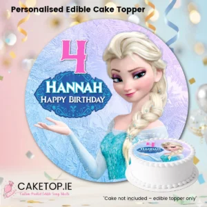 Frozen Edible Cake Topper