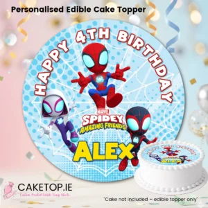 Spiderman Edible Cake topper