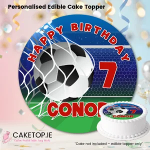 Football Edible Cake Toppers