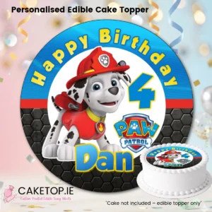 Paw Patrol Edible Cake Topper