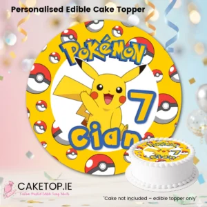 Pokemon Edible Cake Topper