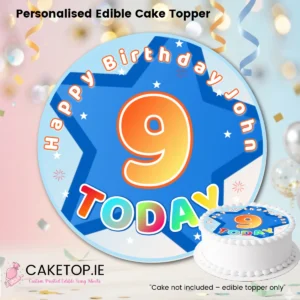 Birthday Edible Cake Topper