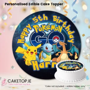 Pokemon Edible Cake Topper