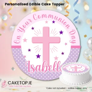 Communion Edible Cake Toppers