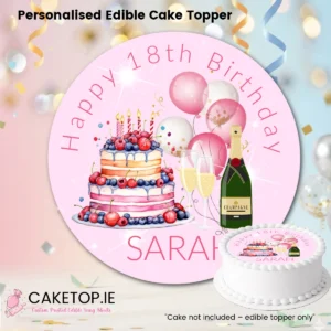 Birthday Edible Cake Topper