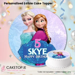 Frozen Edible Cake Topper