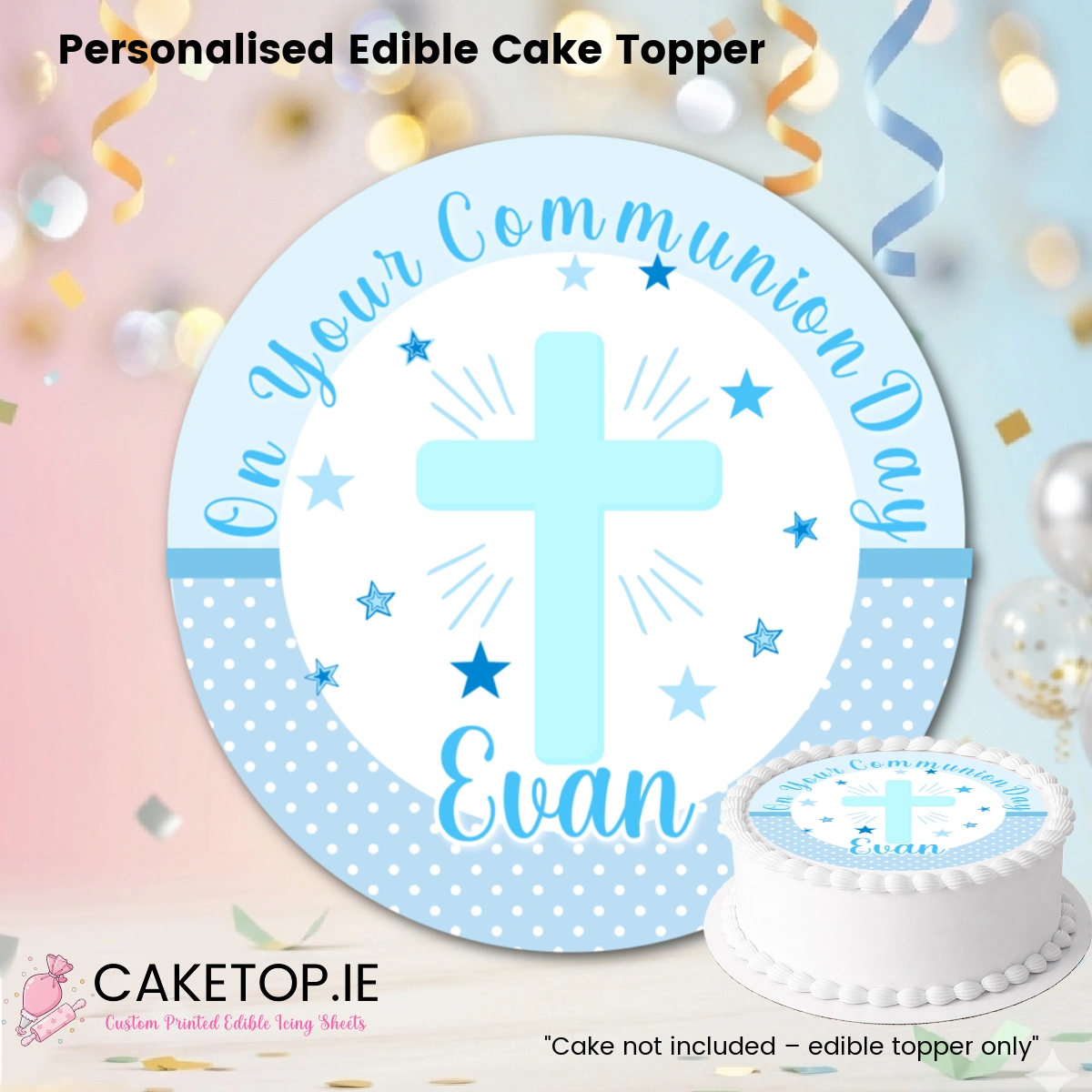 Communion Edible Cake Toppers Communion Edible Cake Toppers