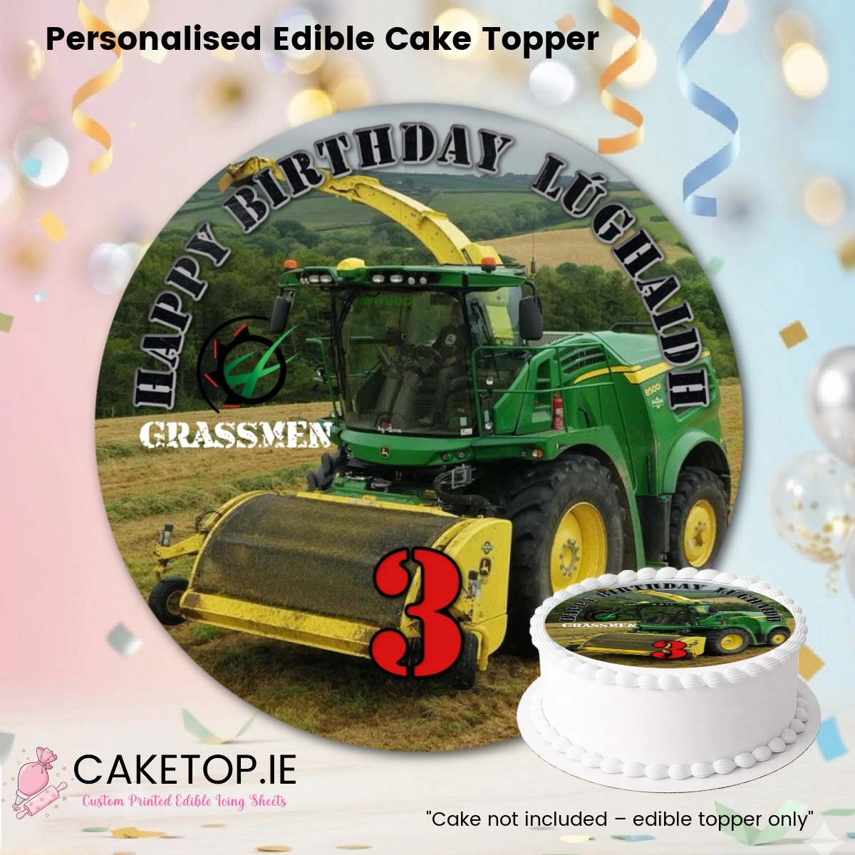 Grassmen Edible Cake Toppers Grassmen Edible Cake Toppers