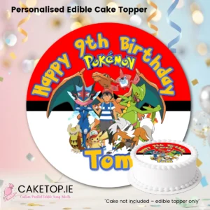 Pokemon Edible Cake Topper