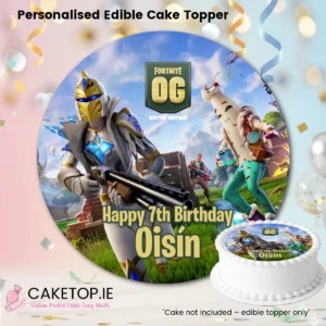 Fortnite Edible Cake Toppers