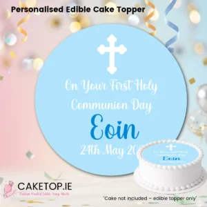 Communion Edible Cake Toppers