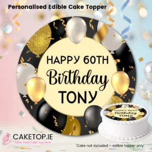 Birthday Edible Cake Topper