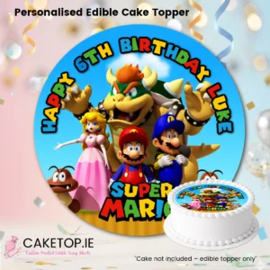 Mario Edible Cake Topper