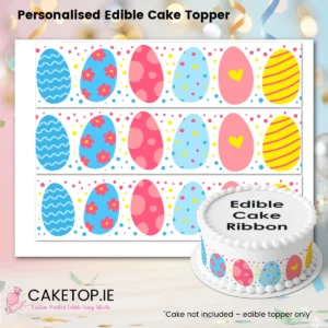 Easter Edible Cake Ribbon