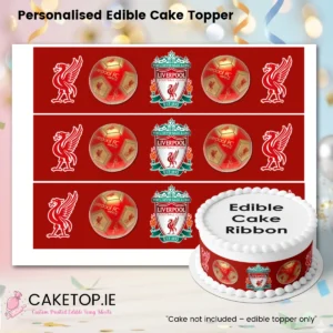 Liverpool Edible Cake Ribbon