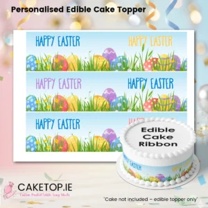 Easter Edible Cake Ribbon